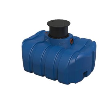 Ondergrondse regenwatertank 1500 liter inclusief schacht voor regenwateropslag in de tuin