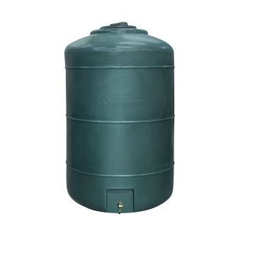 Regenton 1000 liter groen Rainsaver voor bovengrondse regenwateropvang