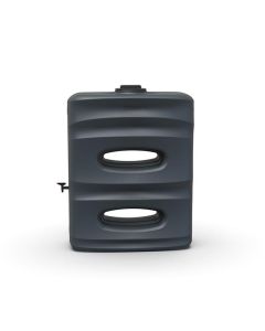 Smalle regenton 850 liter antraciet inclusief 2 kranen – Otium SlimDesign